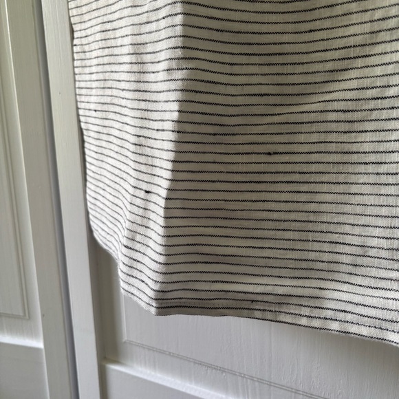 notPERFECTLINEN Porto Top, b/w stripes, size S/M - Picture 3 of 5